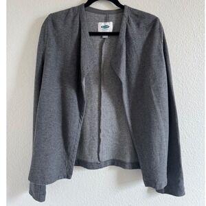 Old Navy Womens Gray Open Front Cardigan Small 100% Cotton